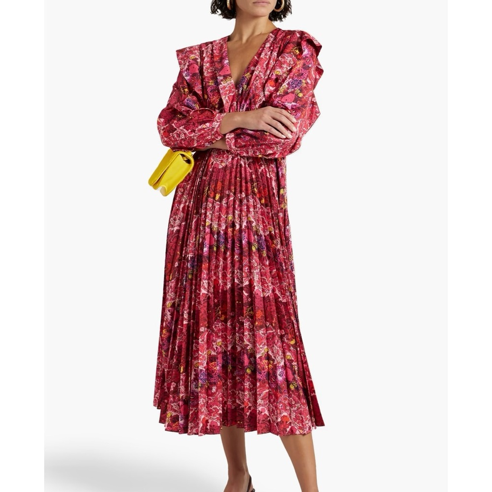Derek Lam 10 Crosby Chrishelle Pleated Midi Dress